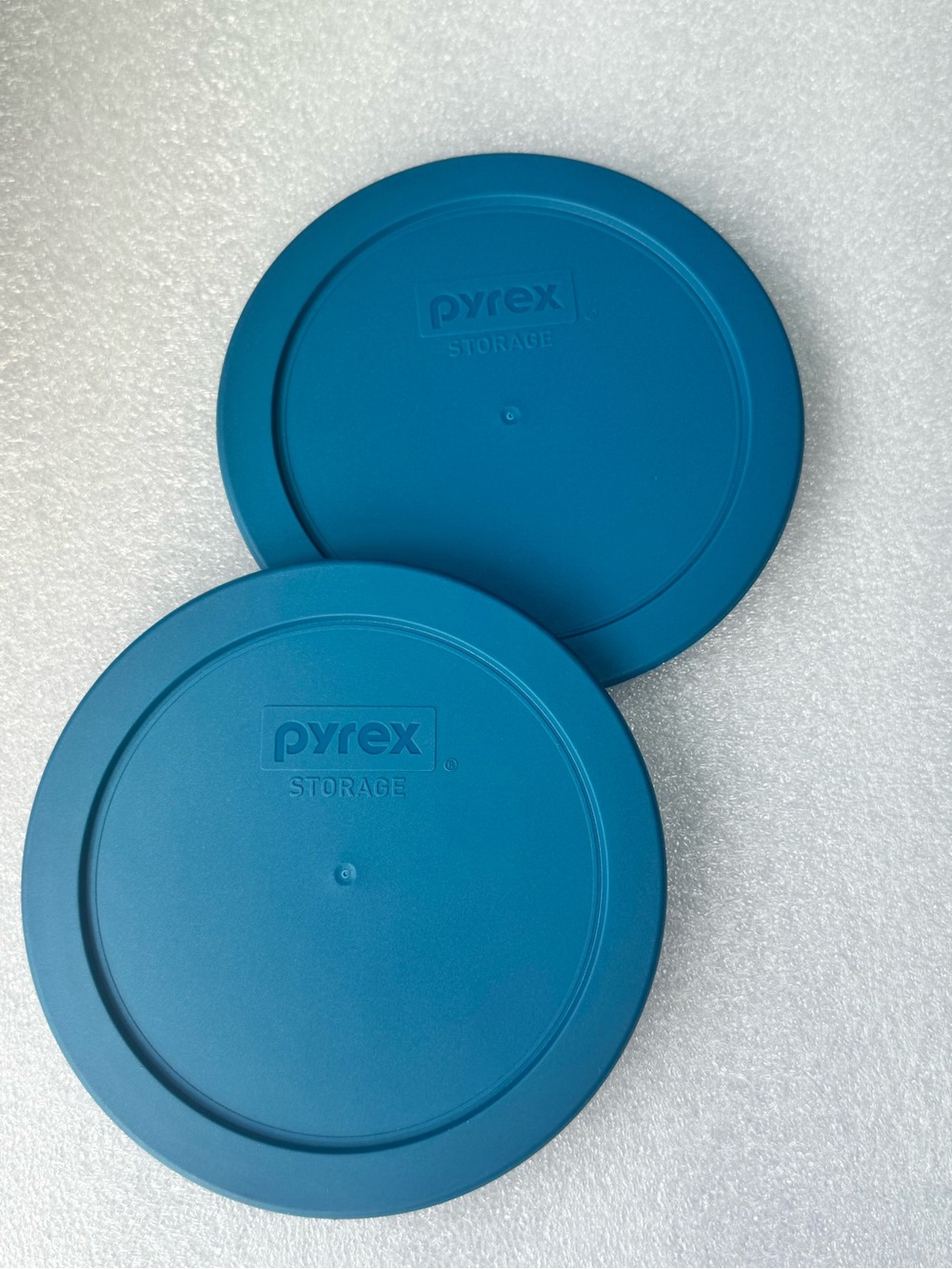 Pyrex 7201-PC 4 Cup Blue Food Storage Replacement Lid (2-Pack) - 2-Pack